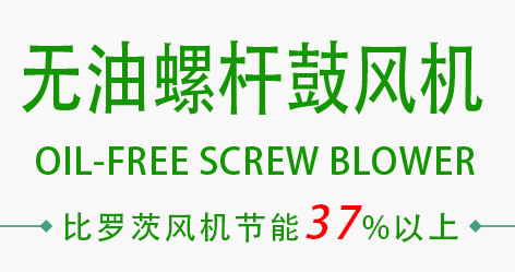 无油螺杆鼓风机